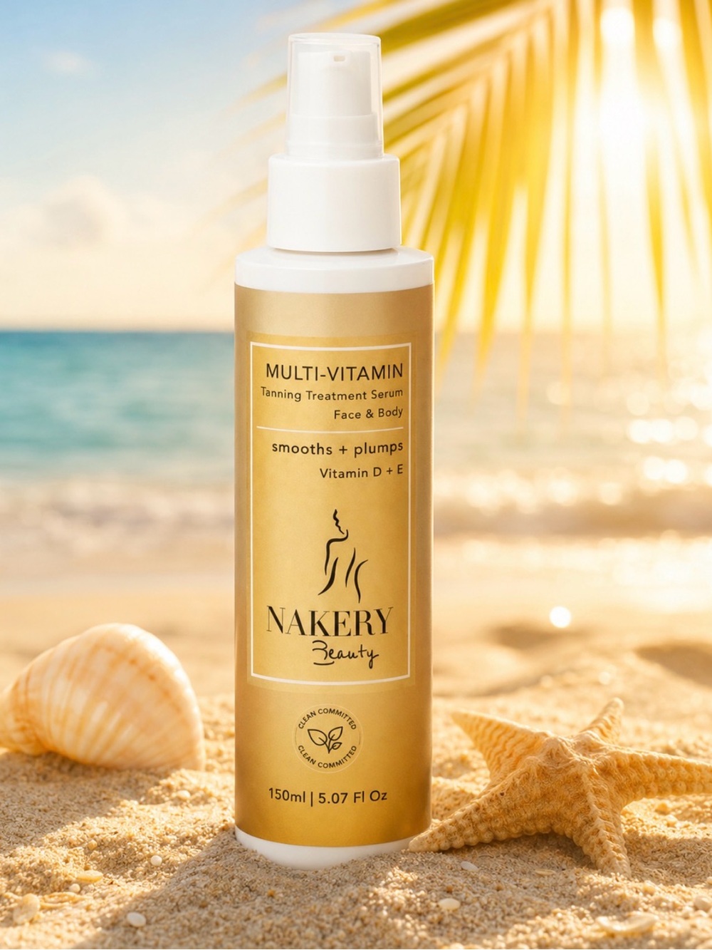 Nakery Beauty Multi-Vitamin Tanning Treatment Serum